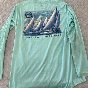 Magellan Outdoors Mint Sailing Graphic Shirt